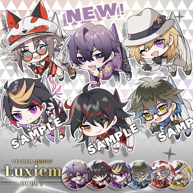 にじさんじ Luxiem vtuber Shoto Vox Akuma ヴォックス・アクマ Ike Eveland ikeeveland  アイク・イーヴランド Mysta Rias mystarias ミスタ・リアス Luca Kaneshiro lucakaneshiro  ルカ・カネシロ Shu