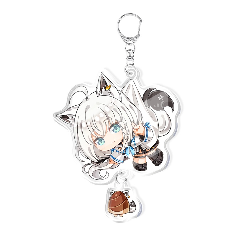 VTuber ホロライブ Hololive アズールレーン 碧藍航線 白上フブキ アクリルキーホルダー