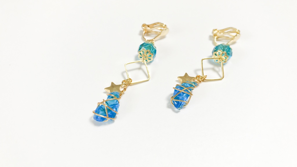 イヤリング〜Blue Gold〜