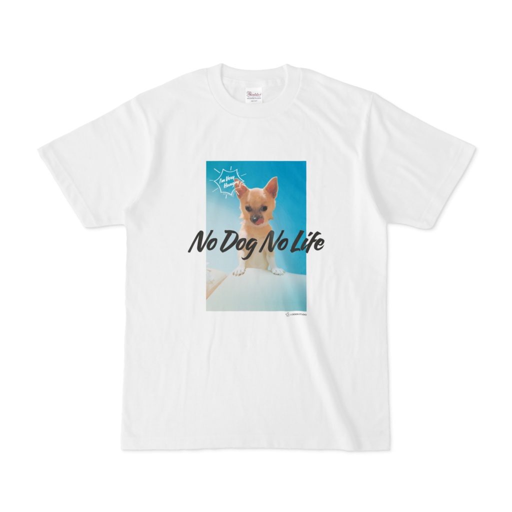 わんこTシャツ「No Dog No Life」