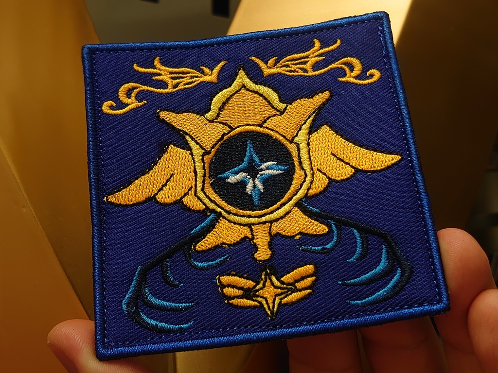 Embroidered Patch "HOLOLIVE 4 " Amane Kanata Impression style 天音彼方