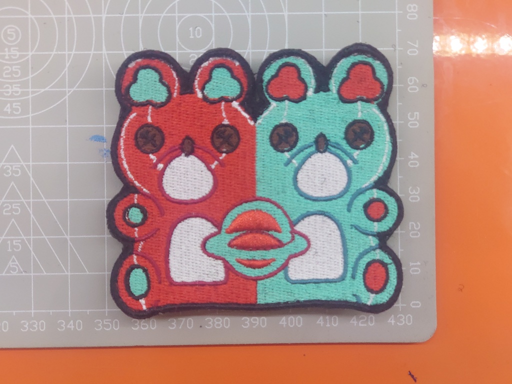 HOLOLIVE EN 2nd HoloCouncil " Hakos Baelz " Bear Patch
