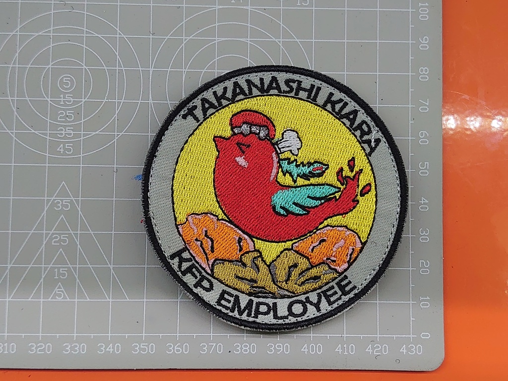 8cm circular patch "HoloLiveEN Mascot" "VER. 2"