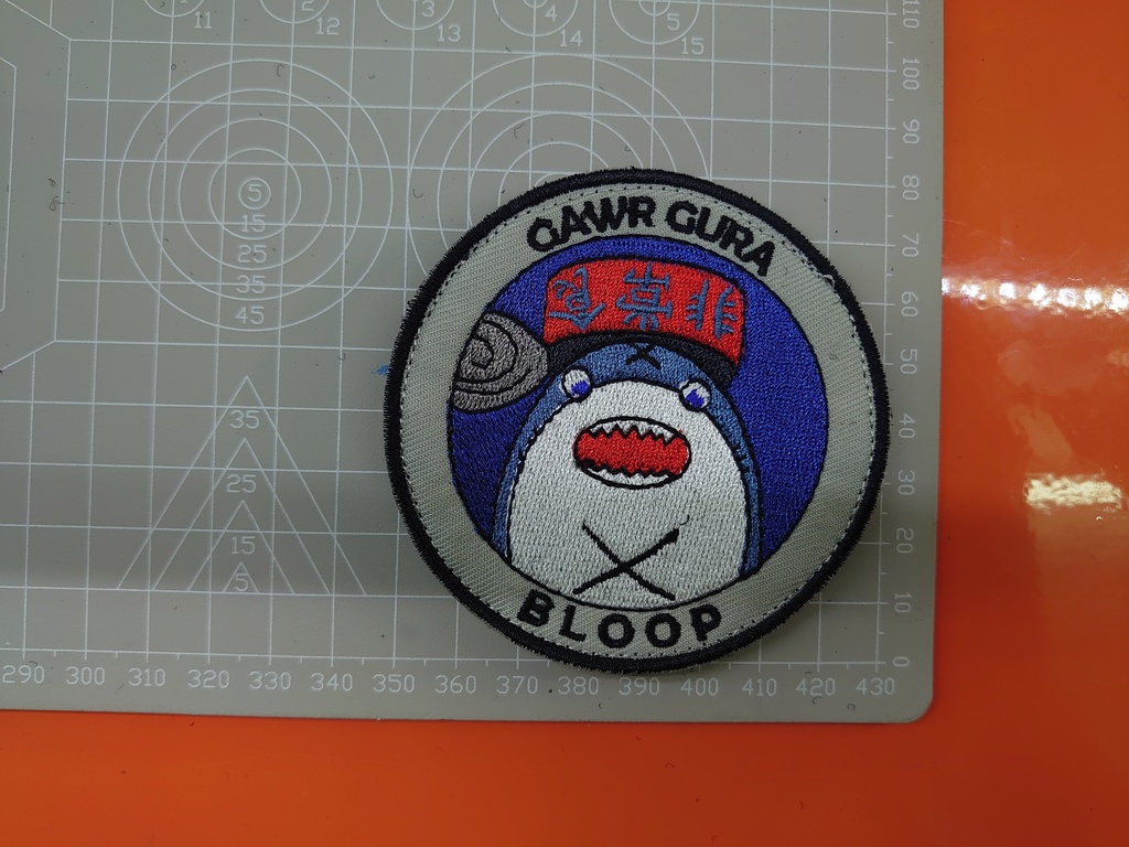 8cm circular patch "HoloLiveEN Mascot" "VER. 2"