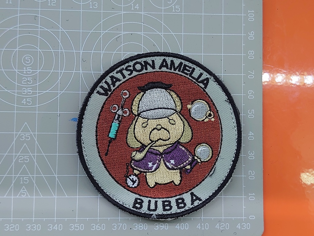 8cm circular patch "HoloLiveEN Mascot" "VER. 2"