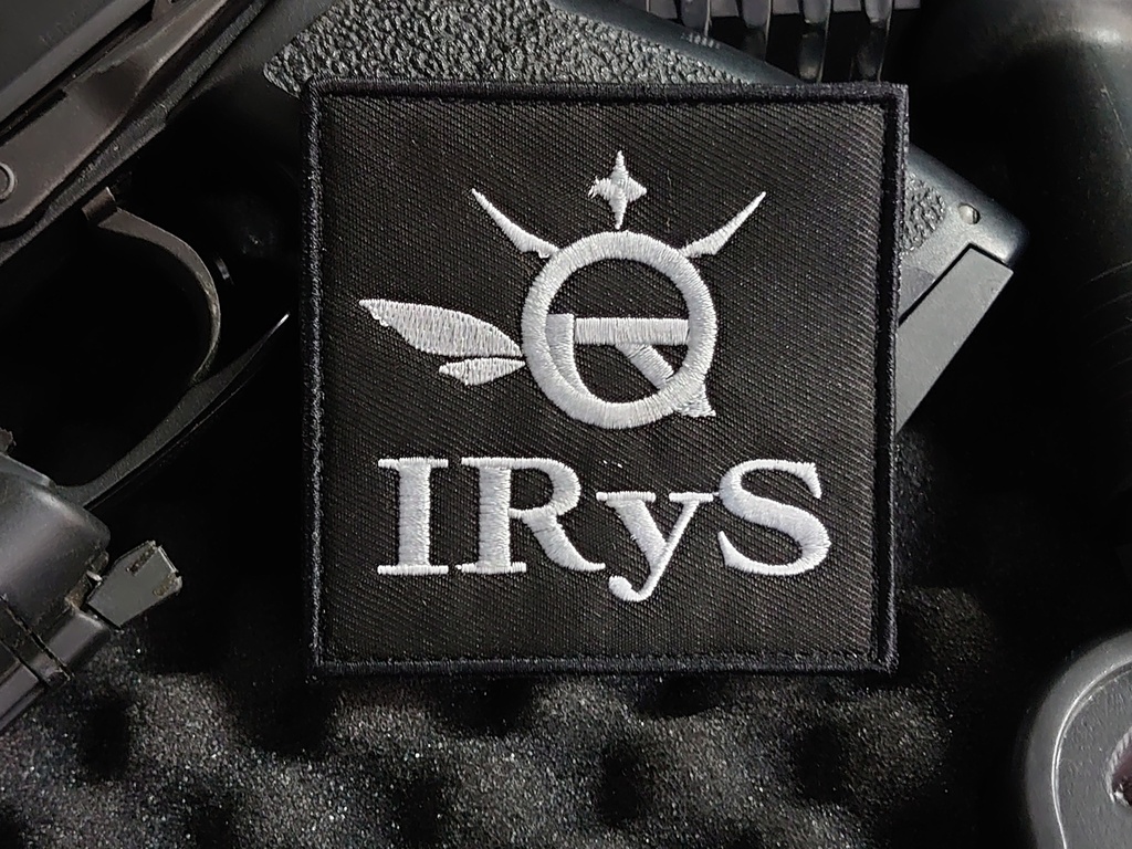 Rectangular Patch HOLOLIVE EN Project: HOPE " IRyS " Patch (black)