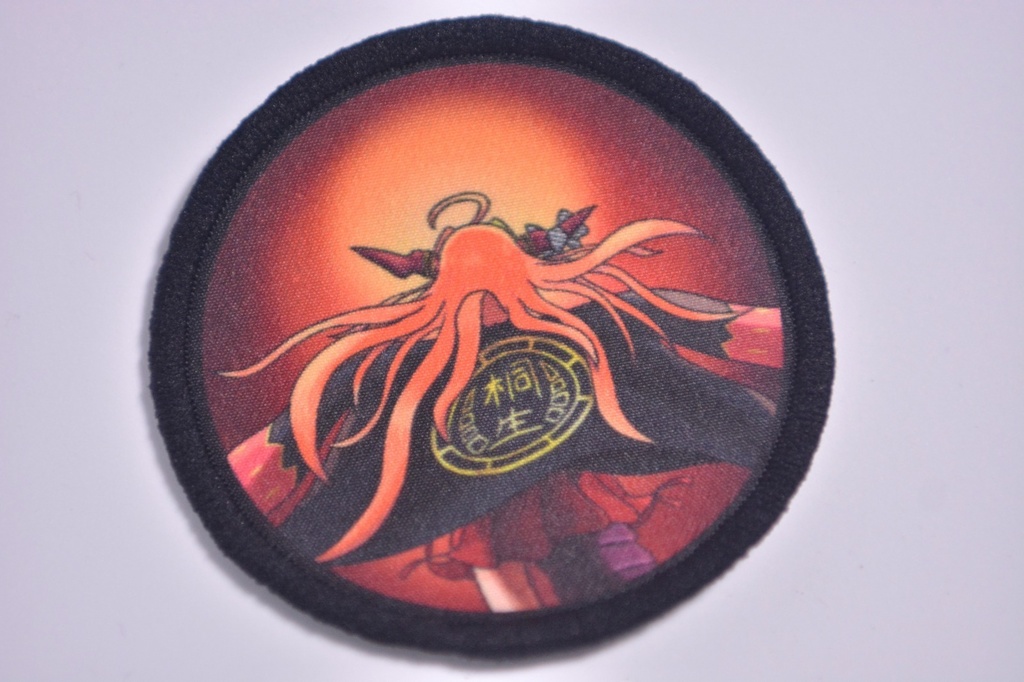 8cm circular patch "HoloLive 4th" - Kiryu Coco