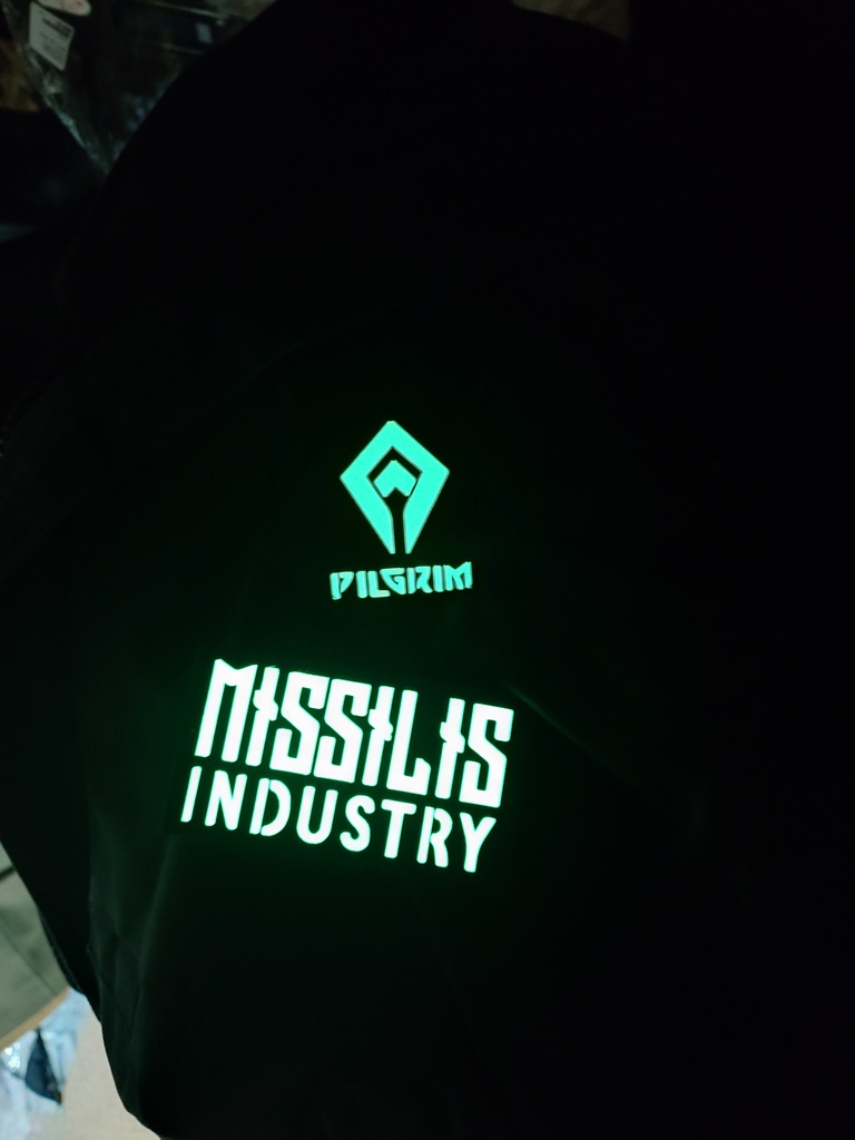 Noctilucous Patch 勝利の女神:NIKKE Corporate logo Noctilucous Tactical Rubber Hook Patchワッペン(夜光)