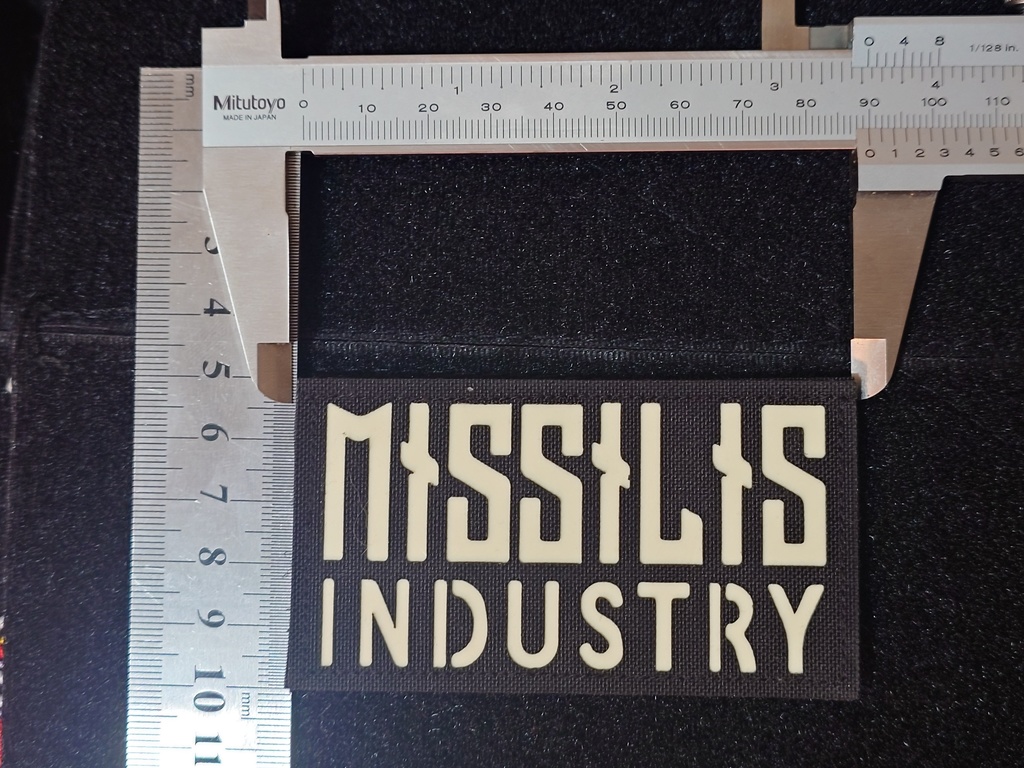 Noctilucous Patch 勝利の女神:NIKKE Corporate logo Noctilucous Tactical Rubber Hook Patchワッペン(夜光)