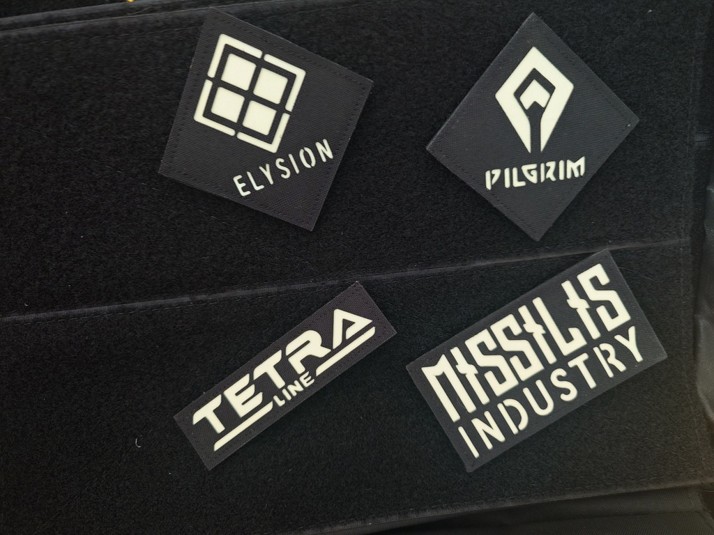 Noctilucous Patch 勝利の女神:NIKKE Corporate logo Noctilucous Patch 勝利の女神:NIKKE Corporate logo