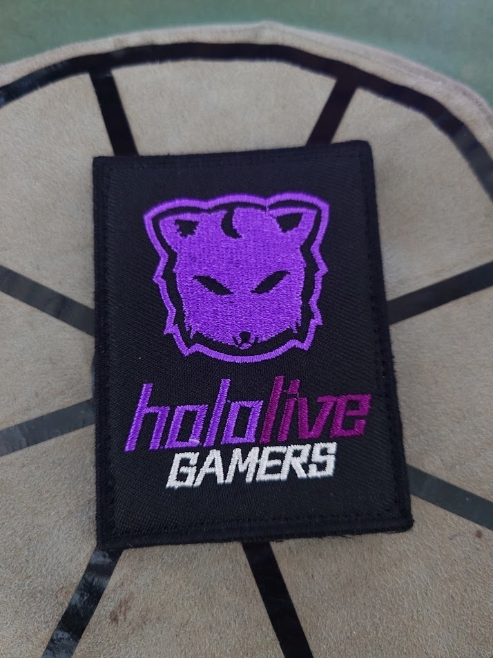 Rectangular Patch "HoloLive GAMERS " - Shirakami Fubuki , Ookami Mio , Nekomata Okayu , Inugami Korone