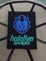 Rectangular Patch "HoloLive GAMERS " - Shirakami Fubuki , Ookami Mio , Nekomata Okayu , Inugami Korone