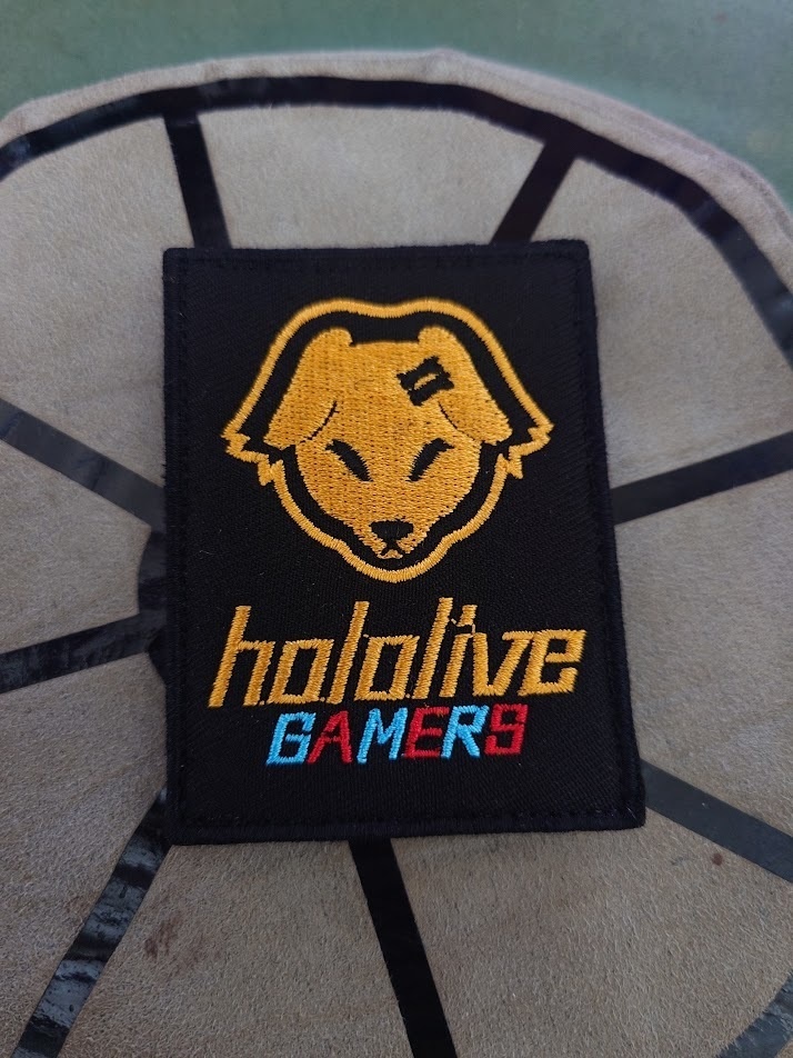 Rectangular Patch "HoloLive GAMERS " - Shirakami Fubuki , Ookami Mio , Nekomata Okayu , Inugami Korone