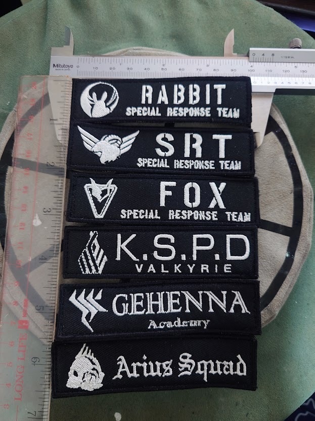 Blue Archive 蔚藍檔案 Velcro Patch 1x4"PATCH