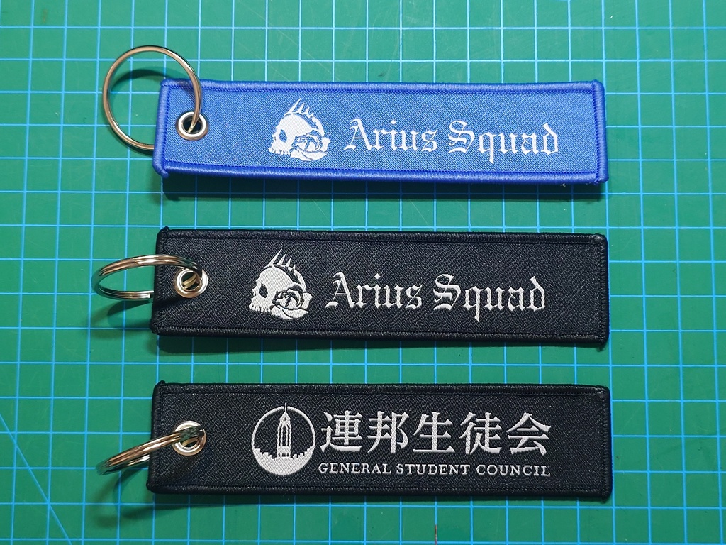 Blue Archive 蔚藍檔案 13x3cm Embroidery pendant =1=