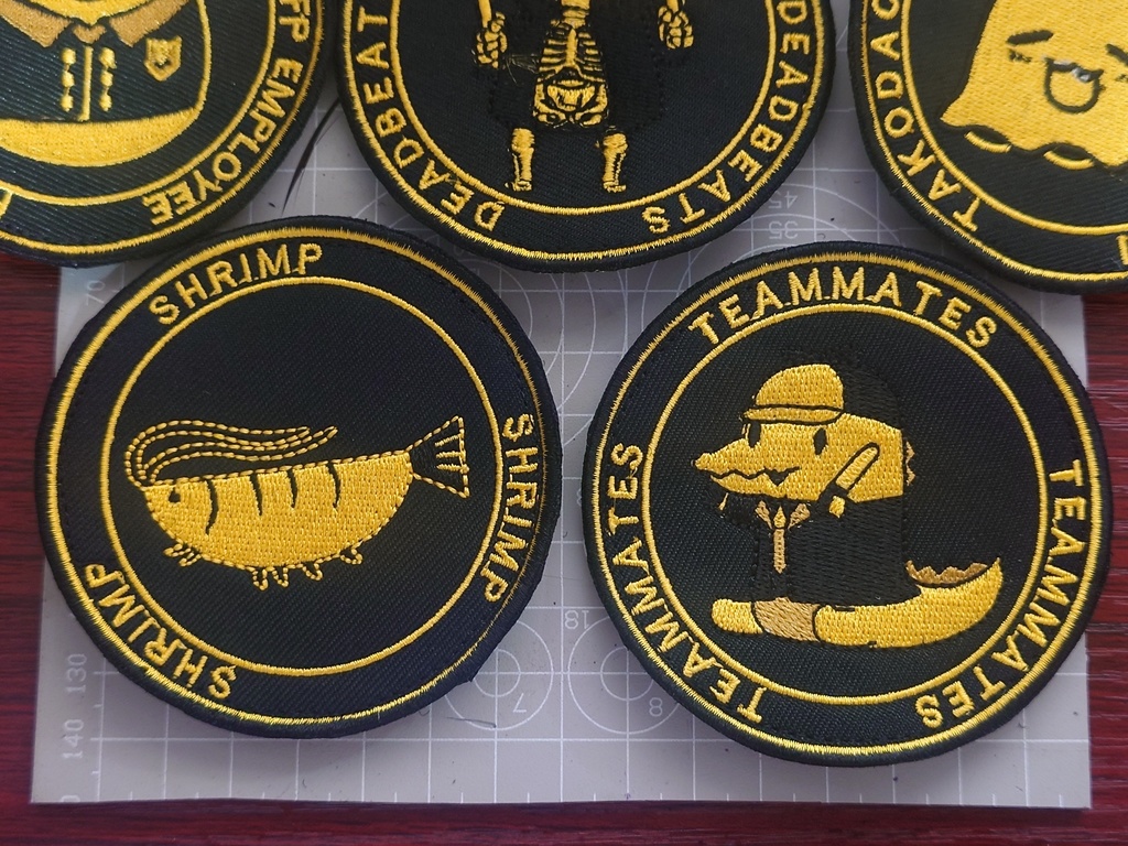 80mm patch "HoloLiveEN MYTH" fans =2=