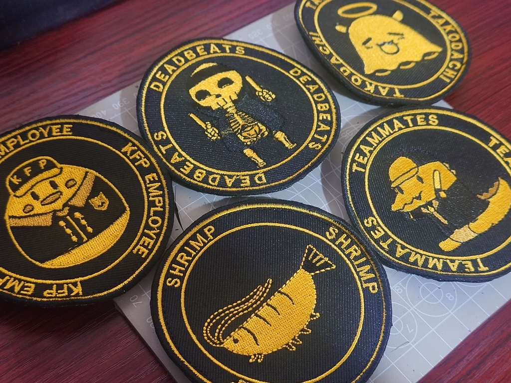 80mm patch "HoloLiveEN MYTH" fans =2=