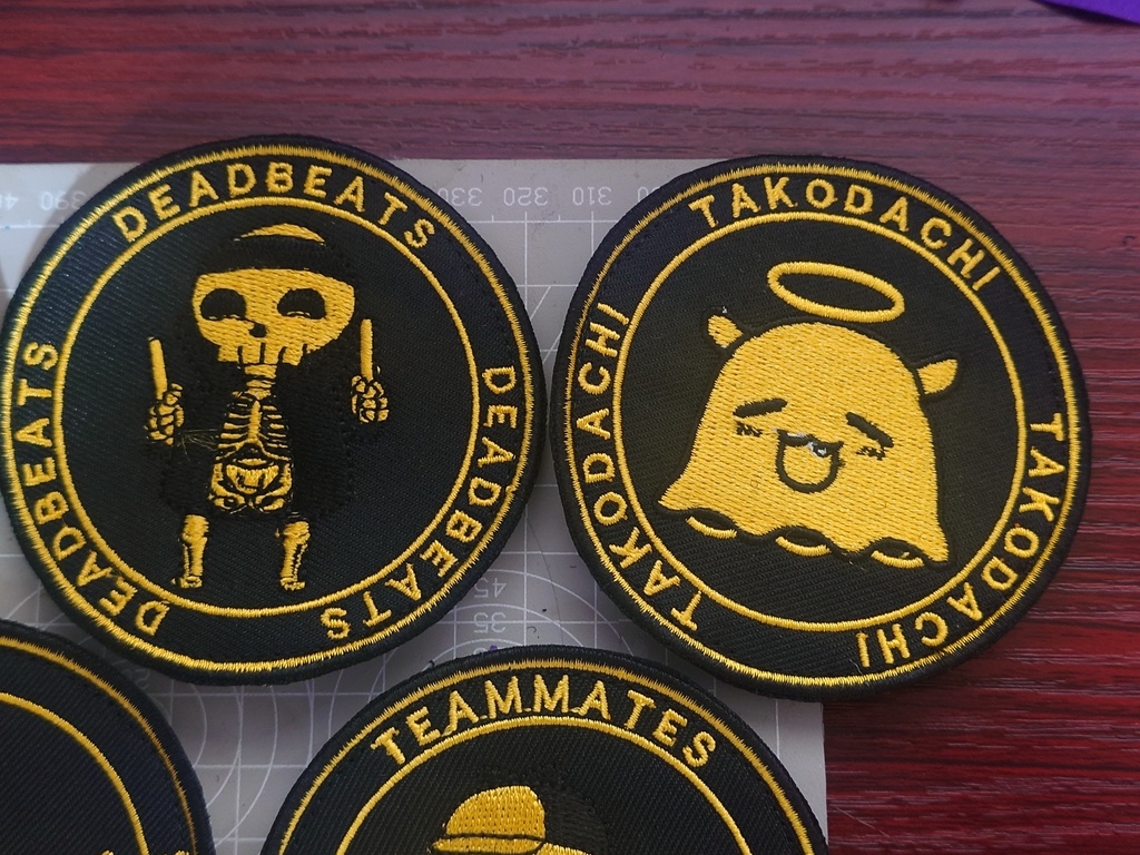 80mm patch "HoloLiveEN MYTH" fans =2=