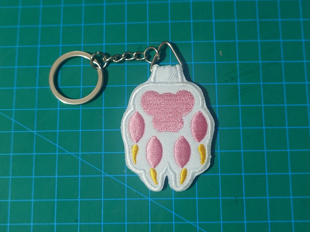 Furry Digital Pads Embroidery pendant =2=