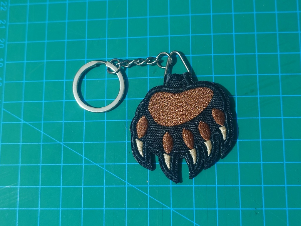 Furry Digital Pads Embroidery pendant =2=