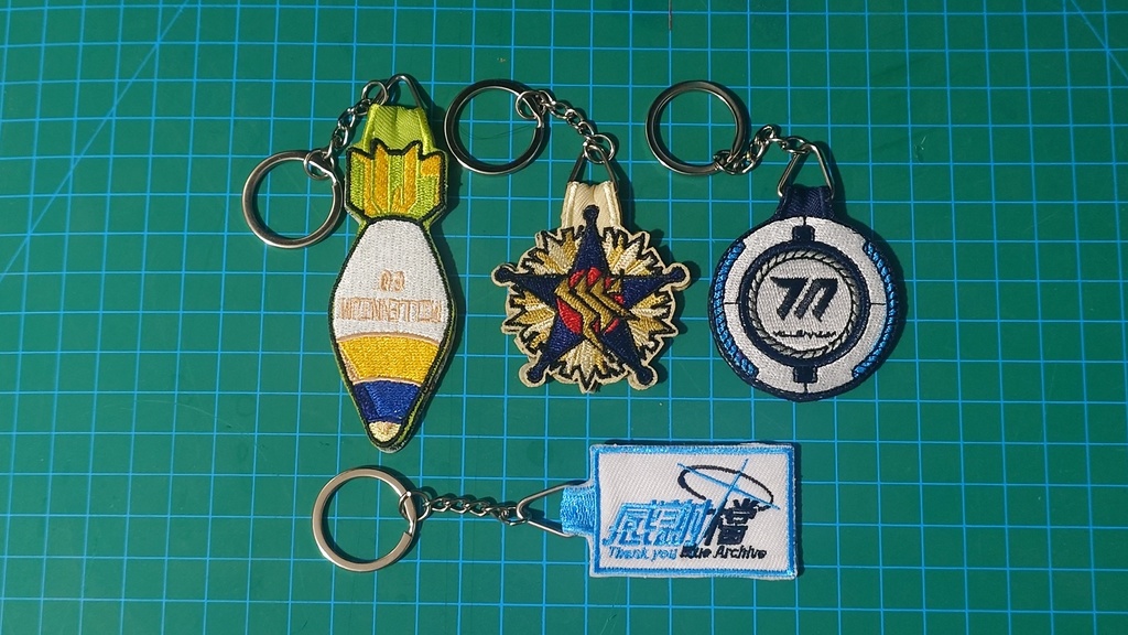 Blue Archive 蔚藍檔案 Embroidery pendant =2=