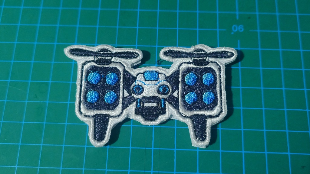 Patch ブルーアーカイブ-Blue Archive ( 블루아카이브 ) 砂狼シロコ ドローン Drone (8)