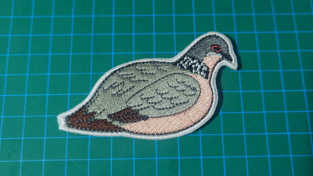 Patch オウム Parrot and Nautilus (1)