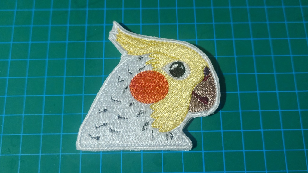 Patch オウム Parrot and Nautilus (1)