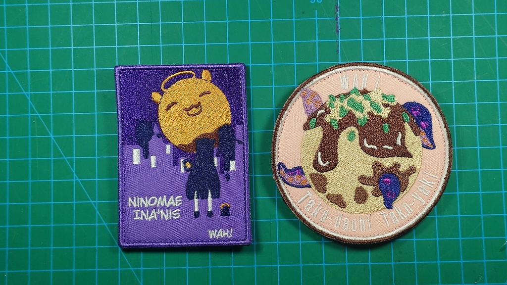 Patch "HoloLiveEN Mascot"  Ninomae Ina'nis - Moon TAKO, TAKOYAKI