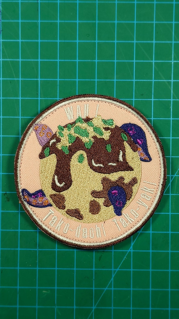 Patch "HoloLiveEN Mascot" Ninomae Ina'nis - Moon TAKO, TAKOYAKI
