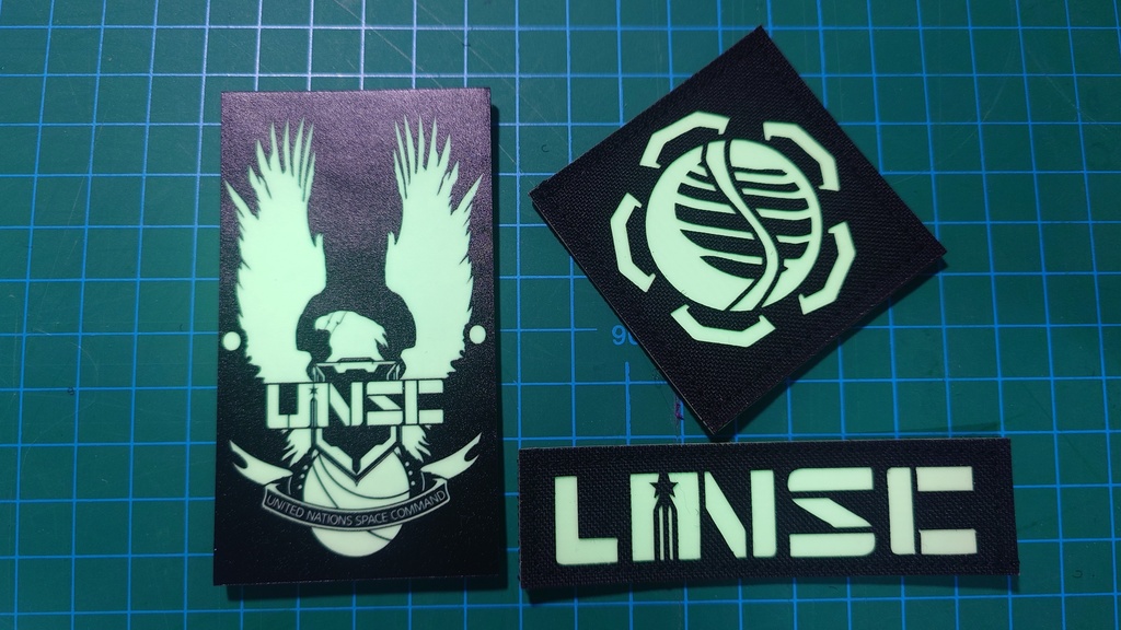 Noctilucous Patch ヘイロー HALO LOGO Noctilucous Tactical Rubber Hook Patch =1=