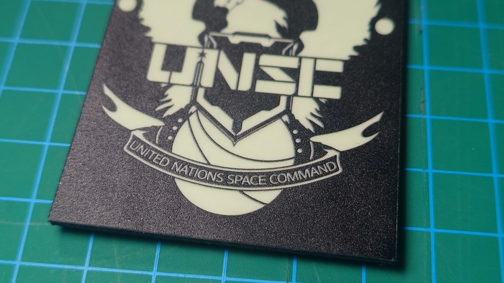 Noctilucous Patch ヘイロー HALO LOGO Noctilucous Tactical Rubber Hook Patch =1=