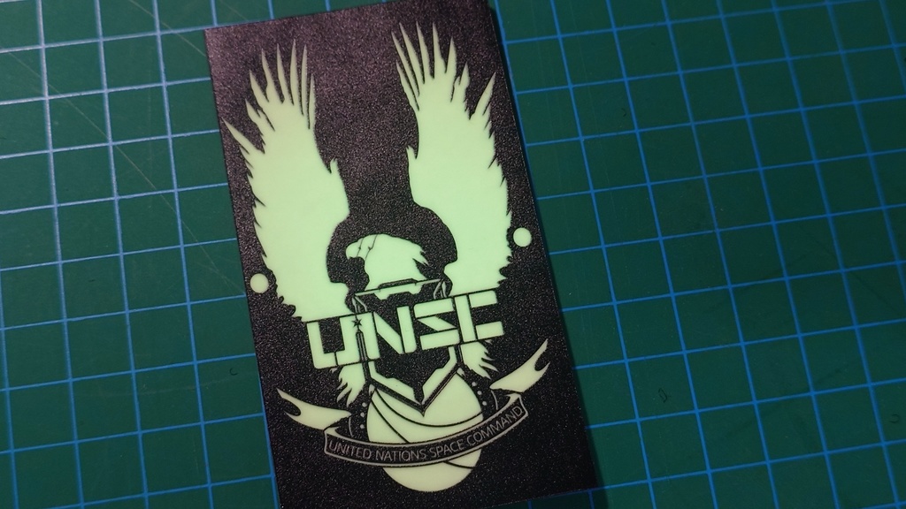 Noctilucous Patch ヘイロー HALO LOGO Noctilucous Tactical Rubber Hook Patch =1=