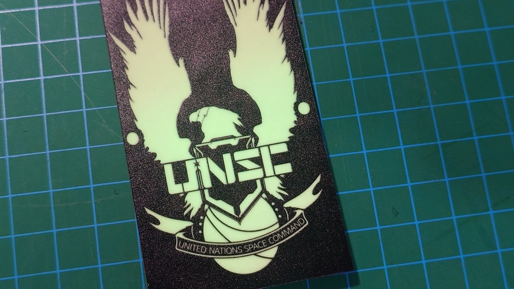 Noctilucous Patch ヘイロー HALO LOGO Noctilucous Tactical Rubber Hook Patch =1=