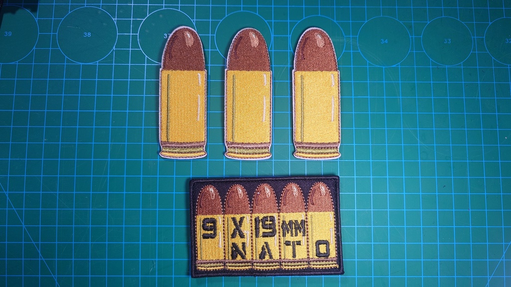 Bullet patch 9mm and .45