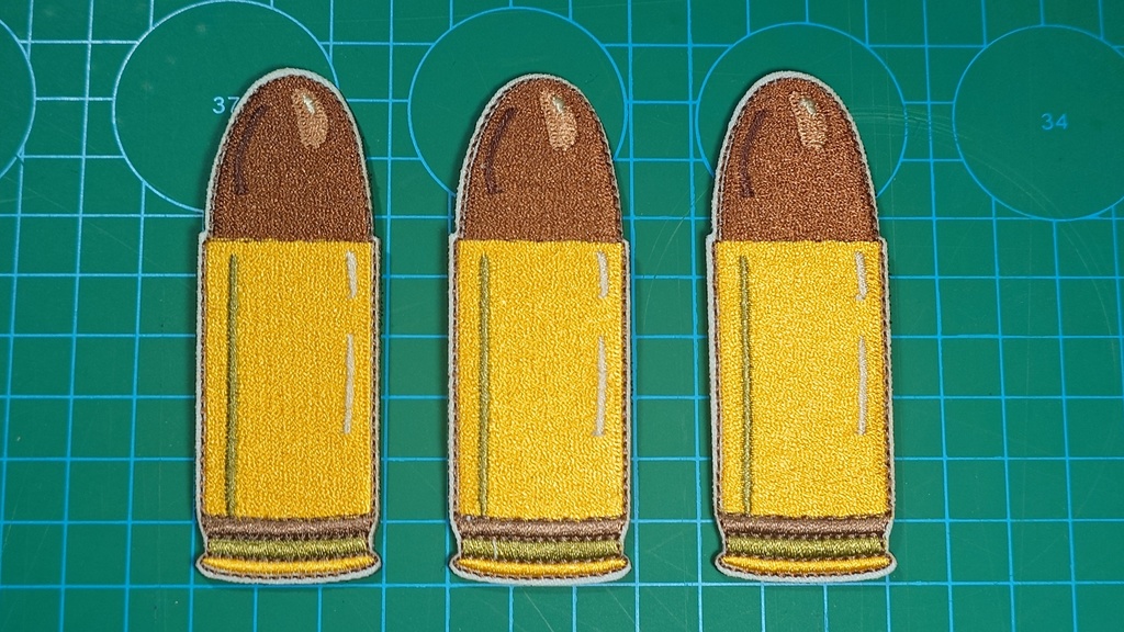 Bullet patch 9mm and .45