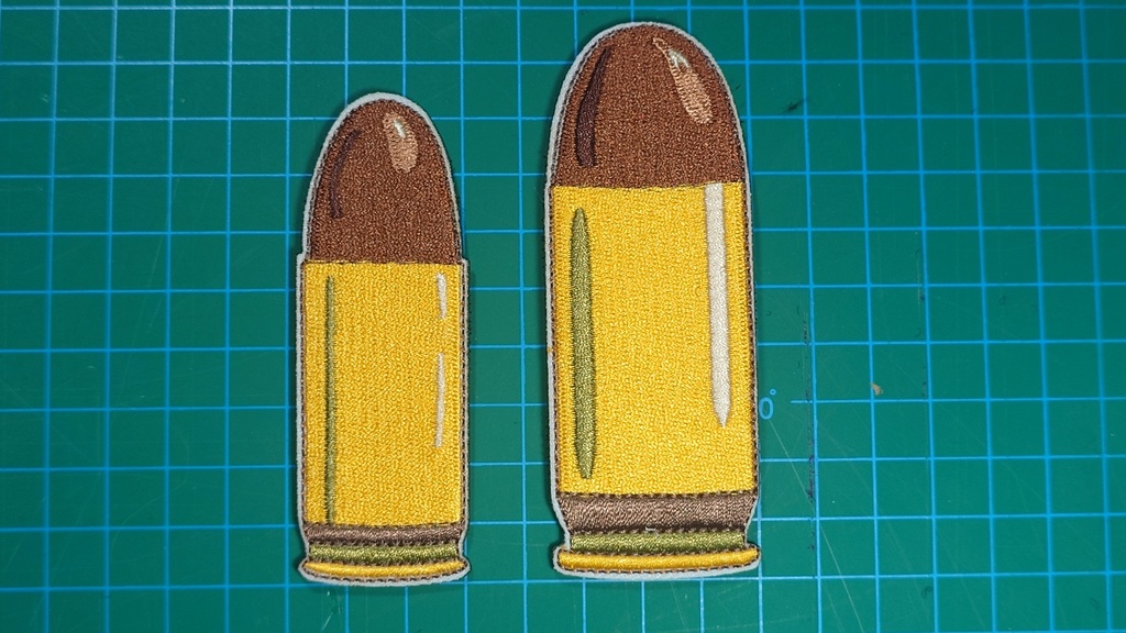 Bullet patch 9mm and .45