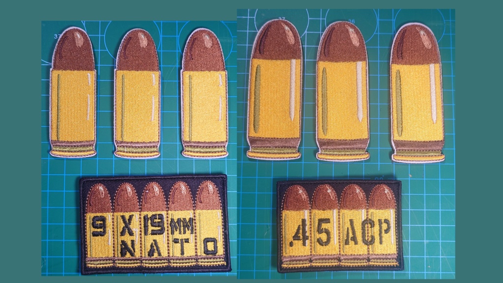 Bullet patch 9mm and .45