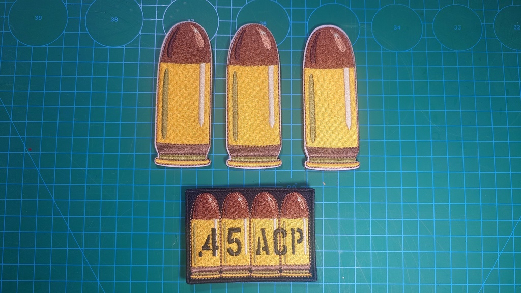 Bullet patch 9mm and .45