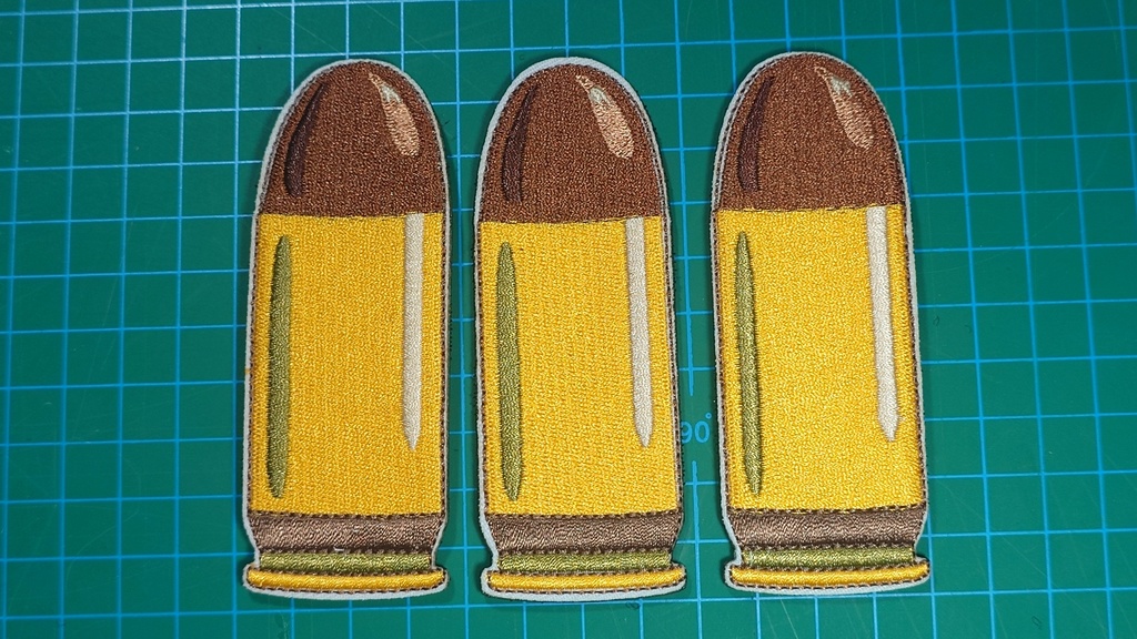 Bullet patch 9mm and .45