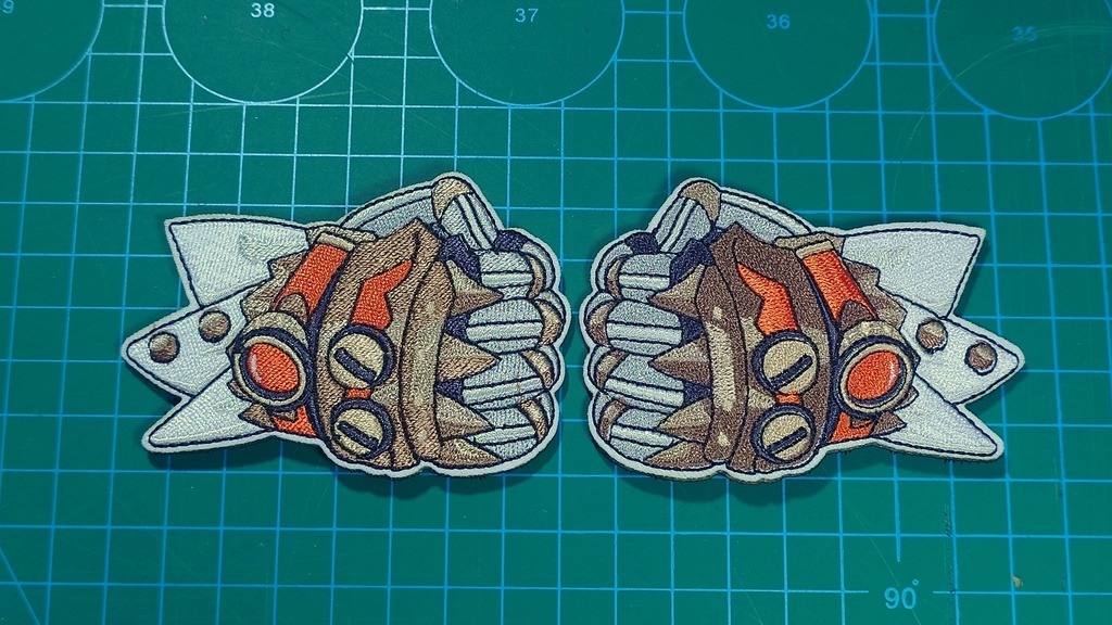 HOLOLIVE EN 4 hololive Justice" Gigi Murin " gloves Patch