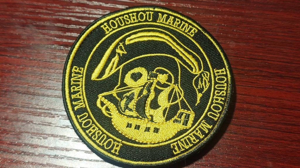 8cm circular patch "HOLOLIVE th3" - HoushouMarine