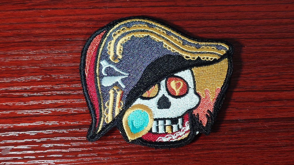HOLOLIVE 3rd houshou Marine Skull Patch 宝鐘マリン頭蓋骨