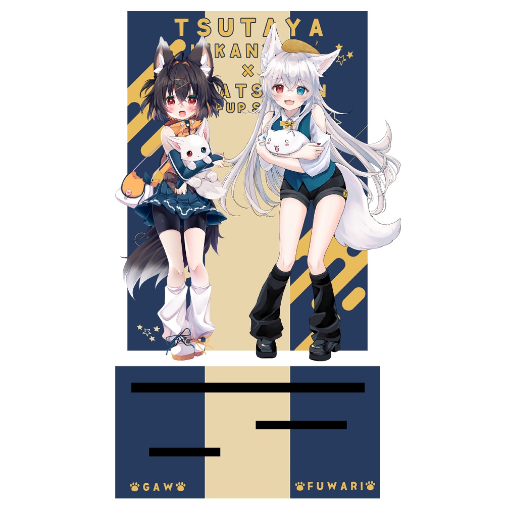 アクリルジオラマ(ひかにゃん×中津コンコラボ)