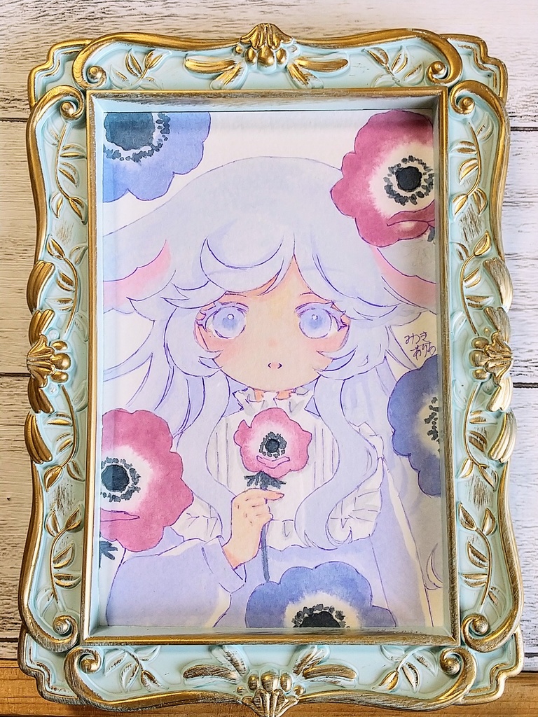 額装原画【アネモネ】