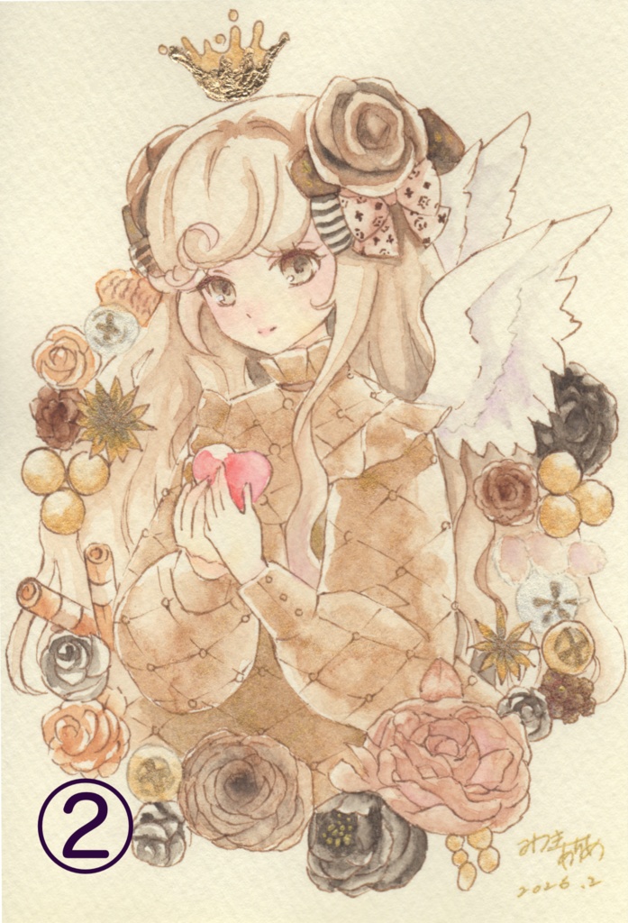 ポストカードサイズ原画【バリエーション有り】