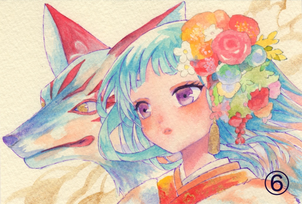 ポストカードサイズ原画【バリエーション有り】