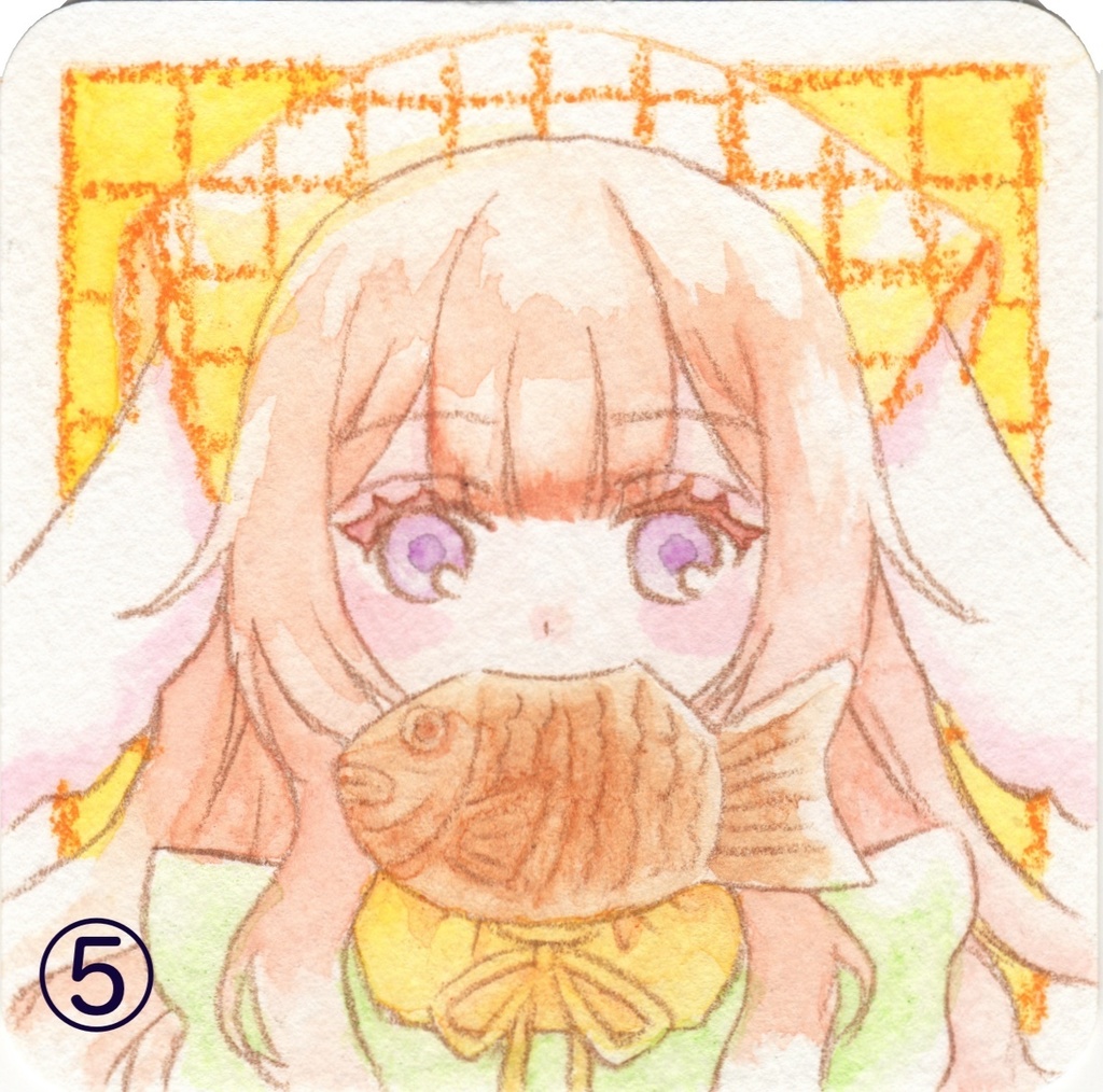 ミニ原画 てのひらペーパー原画【バリエーション有り】