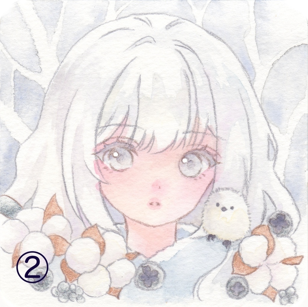 ミニ原画 てのひらペーパー原画【バリエーション有り】