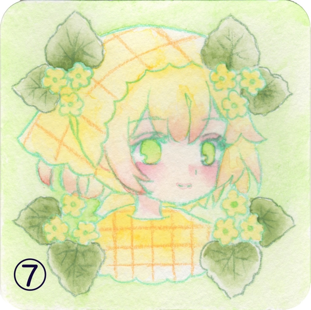 ミニ原画 てのひらペーパー原画【バリエーション有り】